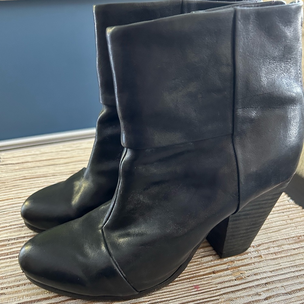 Rag & Bone black booties